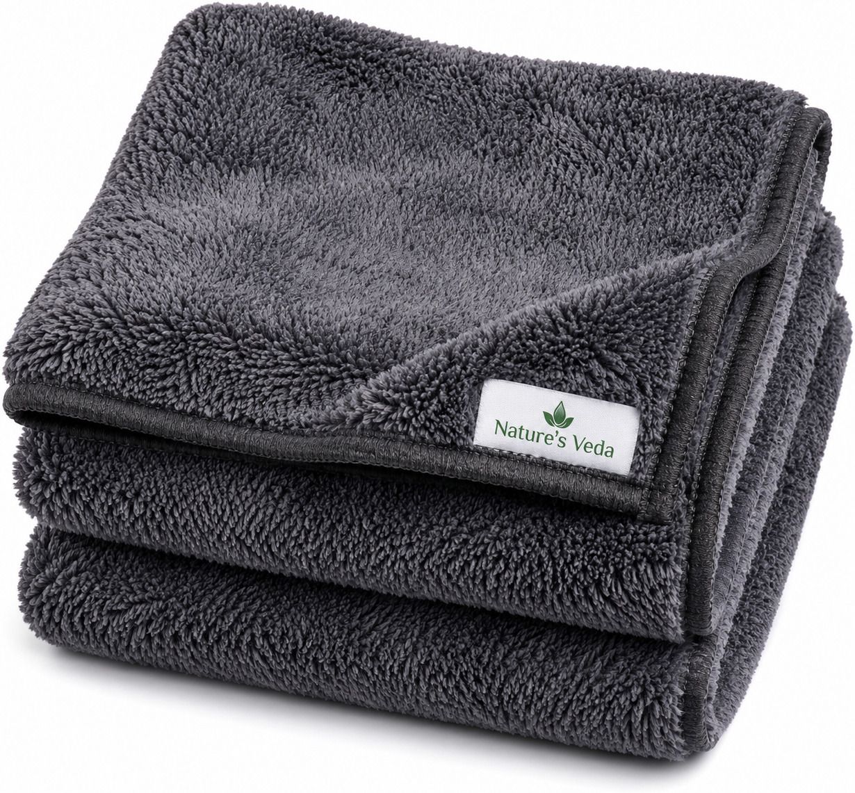 nature veda 900 GSM Ultra Thick Microfiber Cleaning Cloth for Car, Bike, Kitchen & Home Wet and Dry Microfiber Cleaning Cloth-picture-20