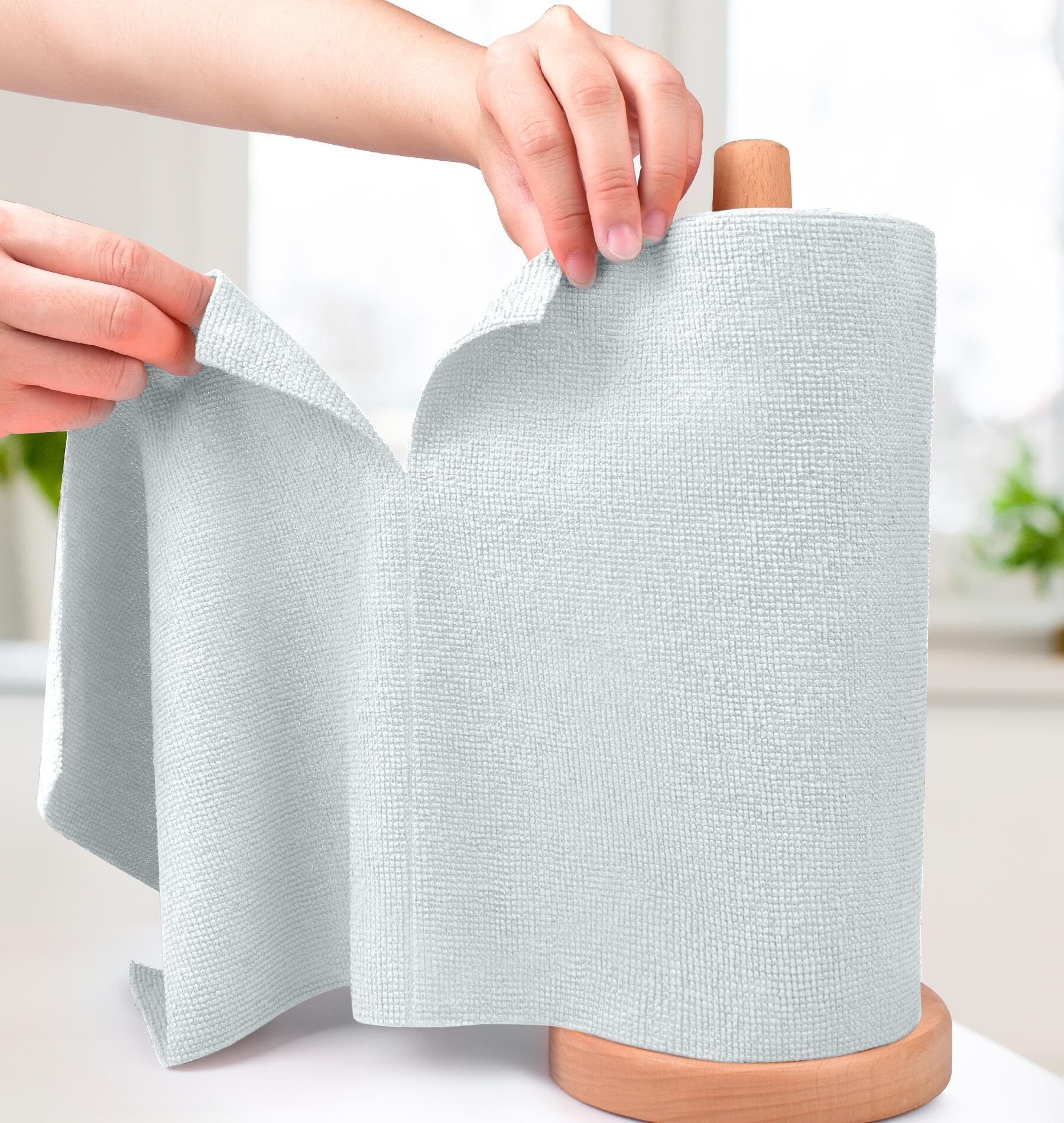 kenadiya Microfiber Cleaning Cloth Roll Reusable, Washable Paper Towels Dry Microfiber Cleaning Cloth-picture-45