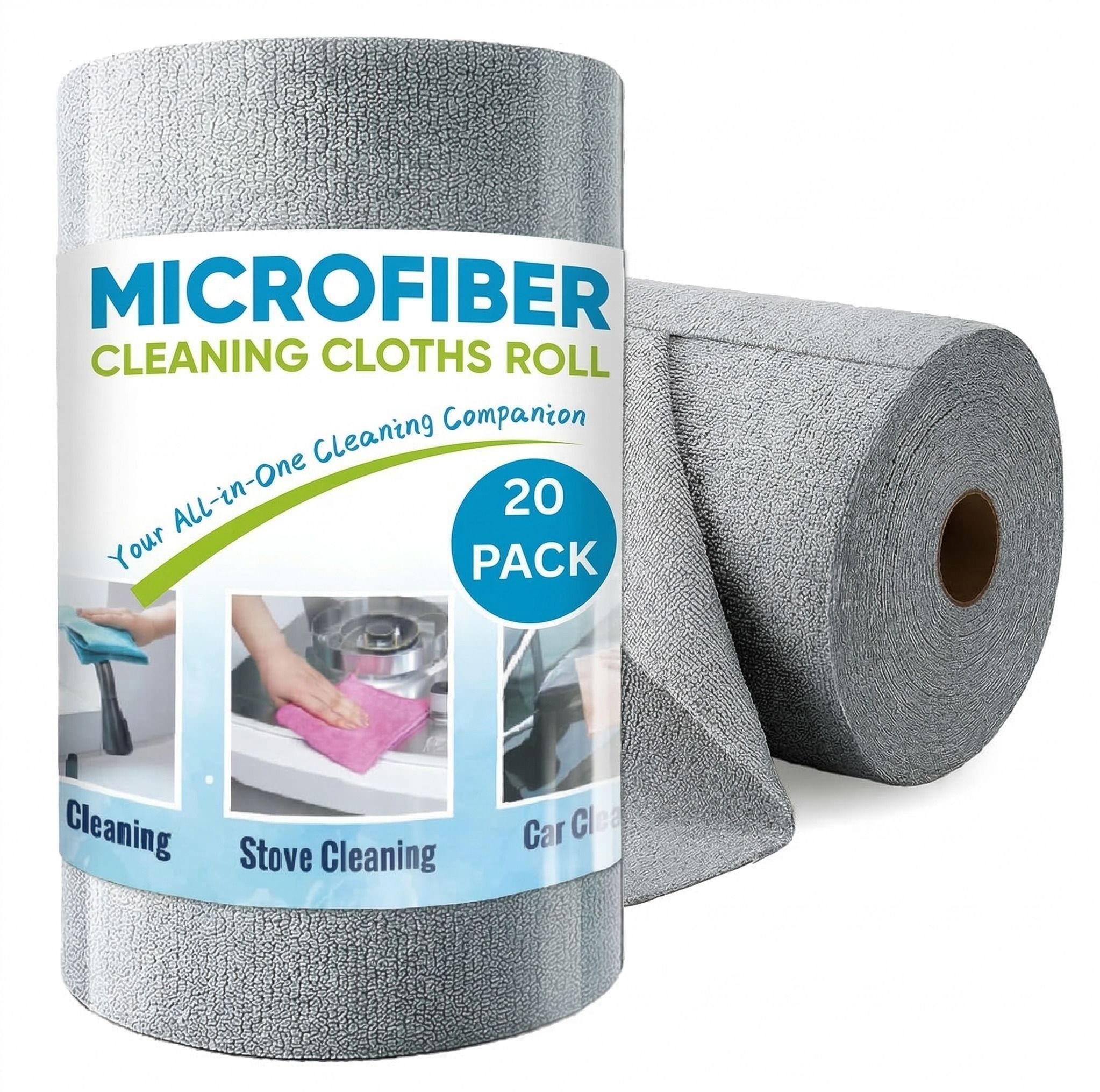 celevo Cleaning Cloth Roll, Reusable & Washable Towel For Kitchen, Dust, Stains Wet and Dry Microfiber Cleaning Cloth-picture-6