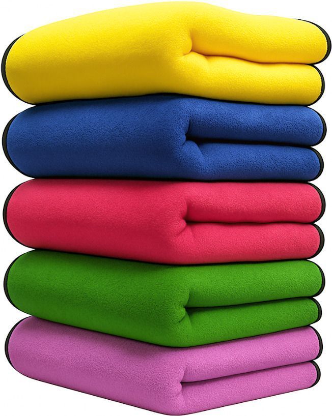 Microfiber Towels for Car Bike Cleaning (40cm x 40cm) Highly Absorbent Wet and Dry Microfiber Cleaning Cloth-image-40