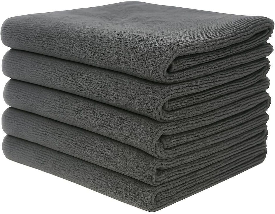 Microfiber Cleaning Towel Cloth 40x40cms 350 GSM Highly Absorbent Dust Lint Free Wet and Dry Microfiber Cleaning Cloth-image-49