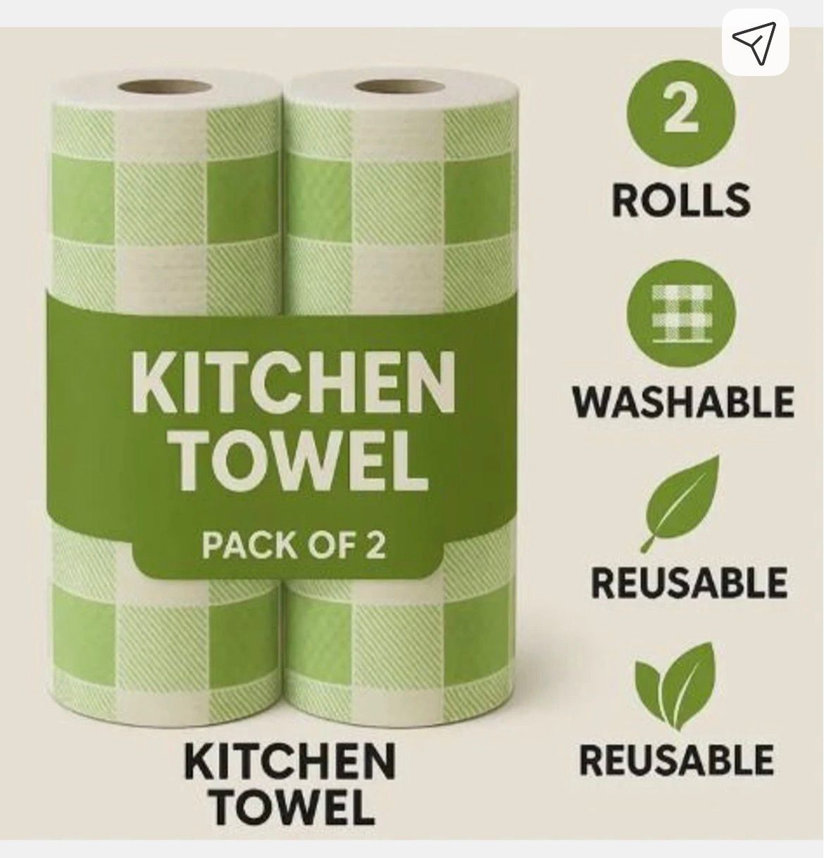 shivam traders Premium Kitchen Tissue Roll Pack of 2 | Strong 2 Ply Multipurpose Tissue Paper Dry Non-woven Cleaning Cloth-picture-25