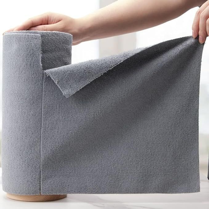 Cleaning Cloth Roll –Ultra Soft & Durable Washable for Multi Items 25 * 25 cm Wet Microfiber Cleaning Cloth