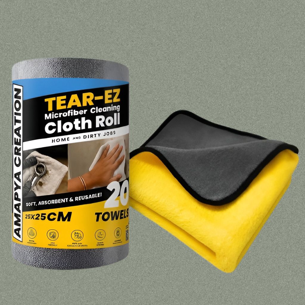 Maximum Grip Microfiber Dusting and Buffing Cloth Wet and Dry Microfiber Cleaning Cloth-image-1