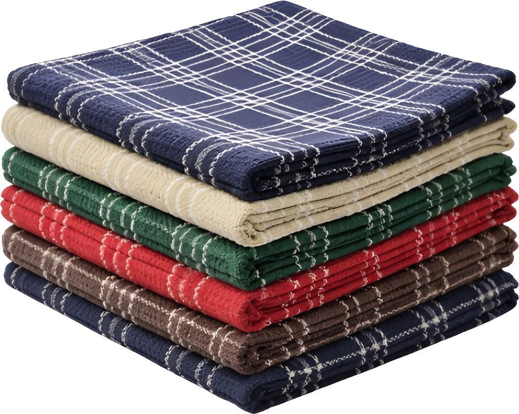 Modern Kitchen Towel Multicolor Napkins Wet and Dry Cotton Cleaning Cloth-image-23