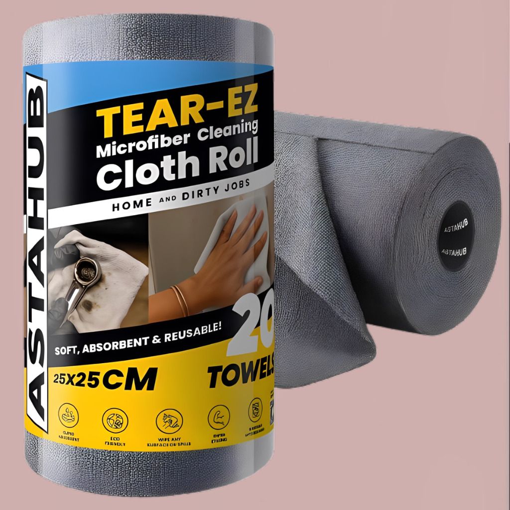 SoftFresh Kitchen Cleaning Cloth Roll for Countertop and Surface Care Wet and Dry Microfiber Cleaning Cloth-image-34