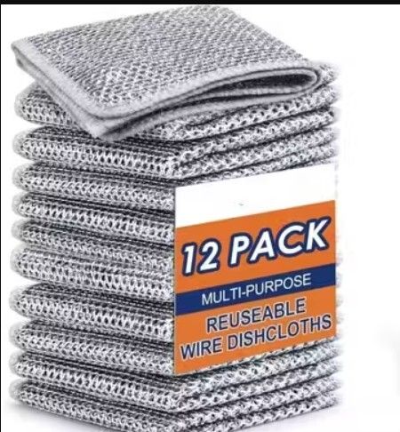 avivaa store Wet Stainless Steel Cleaning Cloth-picture-11