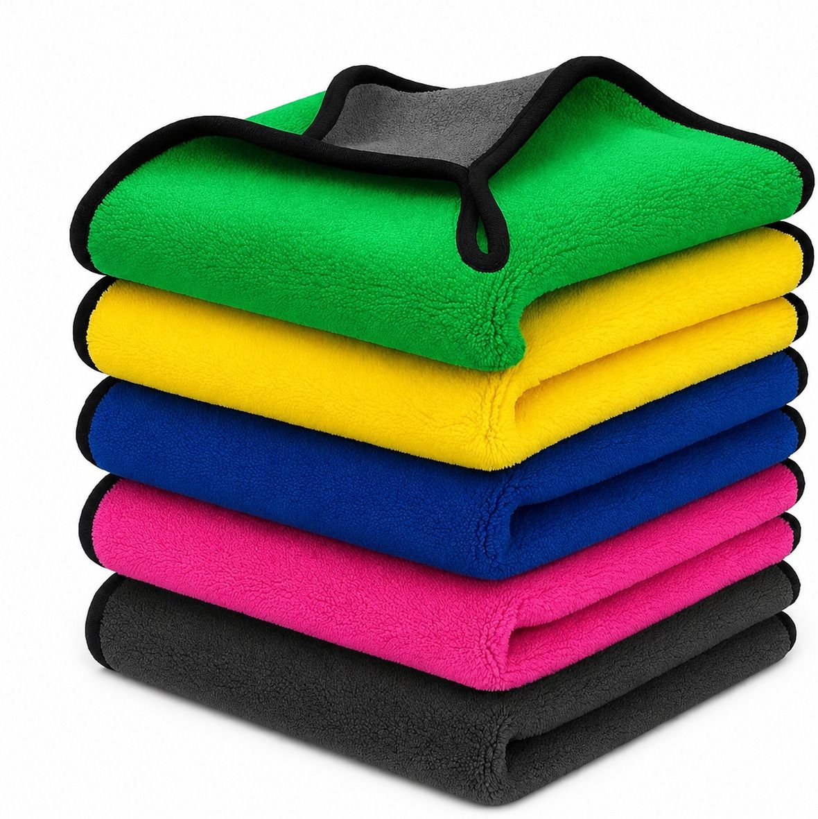 belmira Dual Side Super Absorbent Multipurpose Car Kitchen Glass Bike Home CleaningTowel Wet and Dry Microfiber Cleaning Cloth-picture-47