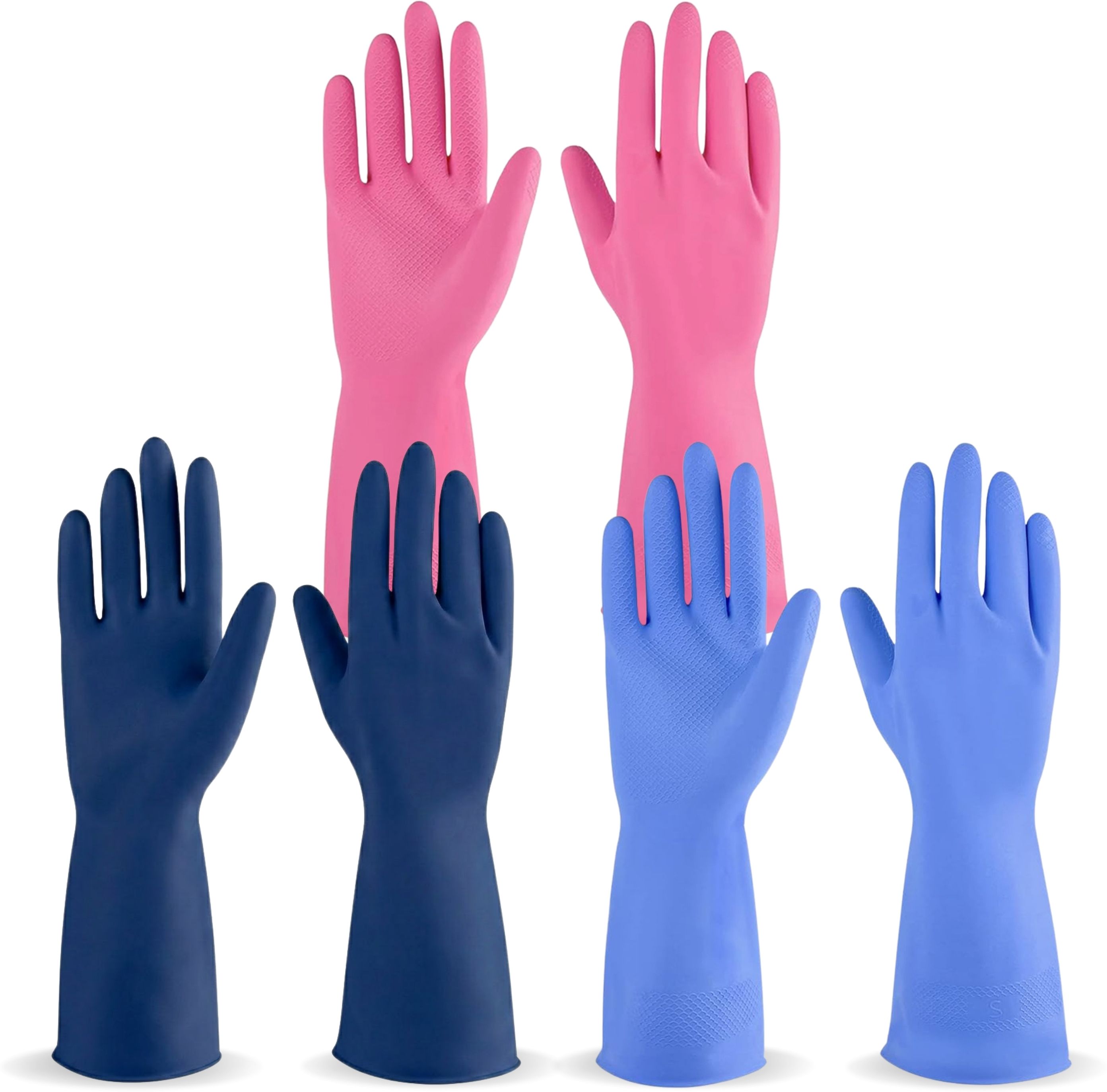 Industrial Rubber Hand Gloves |Protective Hand Gloves for Construction &Factory Rubber Safety Gloves-image-33