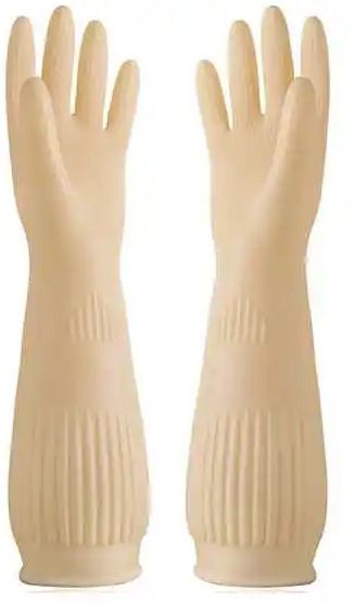 alwafli Household Reusable Waterproof Kitchen DishWashing Cleaning Rubber Gloves Wet and Dry Glove-picture-14