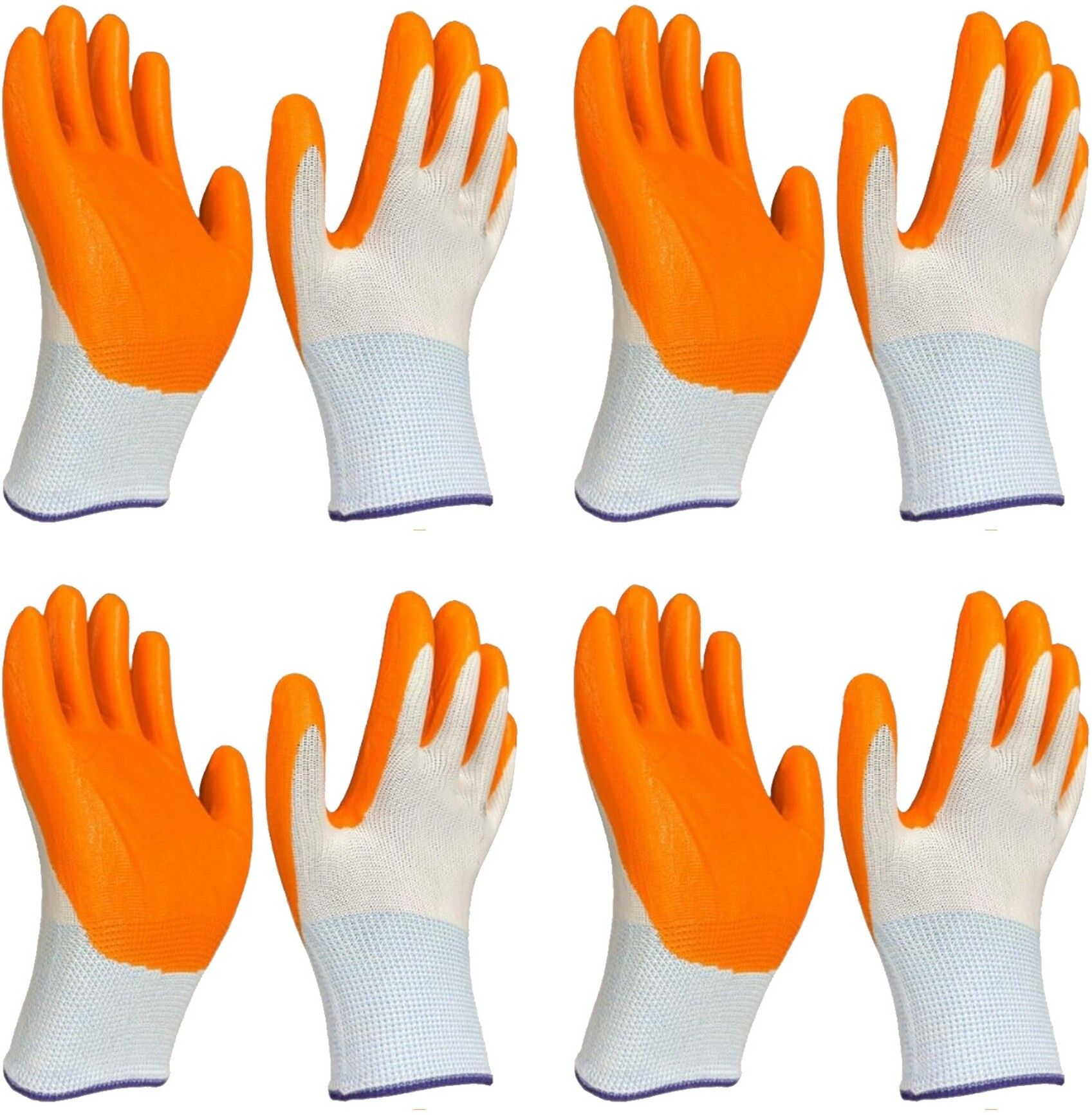 Safety Gloves Cut-Proof Protection with Rubber Grade Wet and Dry Glove Nylon K6 Boxing Gloves-image-40