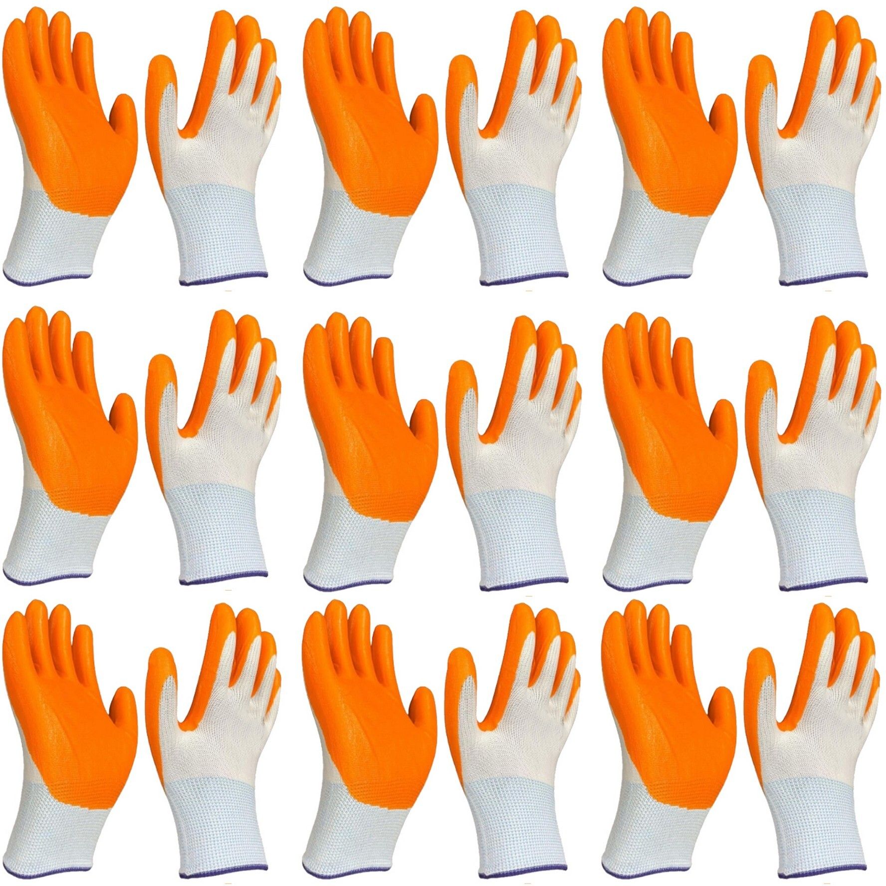 Safety Gloves Cut-Proof Protection with Rubber Grade Wet and Dry Glove Nylon K7 Boxing Gloves-image-42