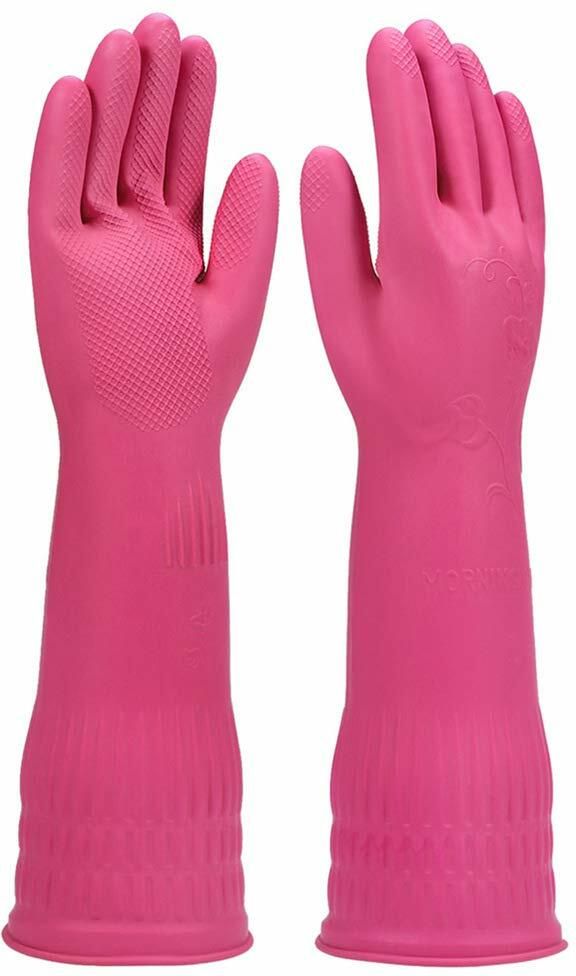 rbgiit Long Slevees Rubber Washable Reusable Farming Agricular Garden Planting GK-38 Gardening Shoulder Glove-picture-28