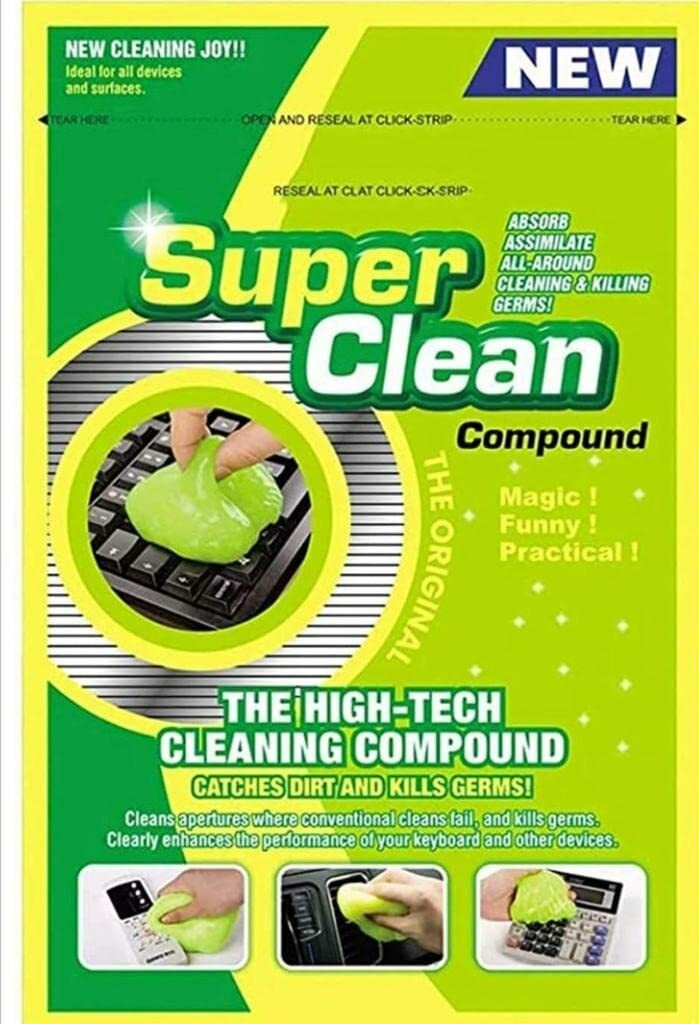 D-mark Computer Laptop Home & Office Window Grill Electronics Cleaning Gel in Pouch for Computers, Laptops, Mobiles-picture-20