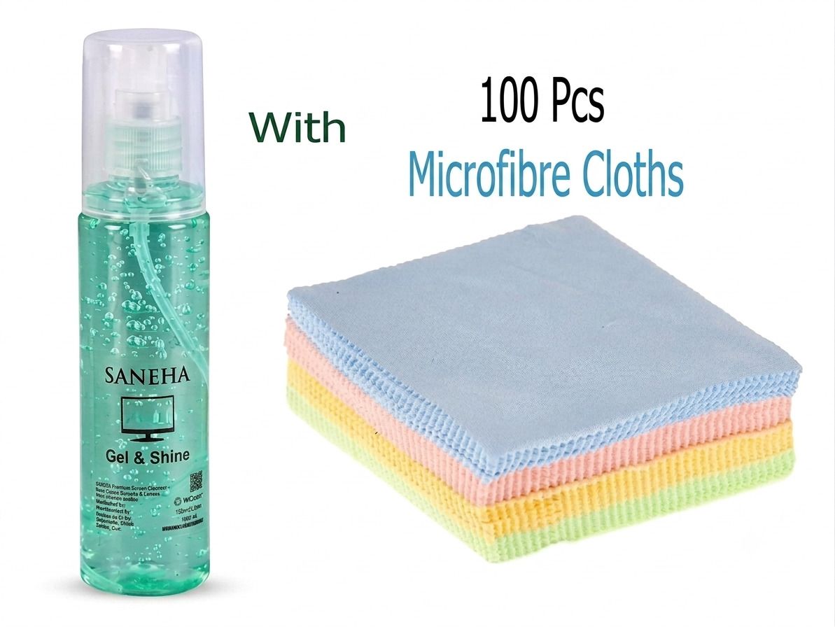 SANEHA Gadget and Cleaning Gel with 100 Microfiber Cloth to Clean for Computers, Laptops, Mobiles-image-6