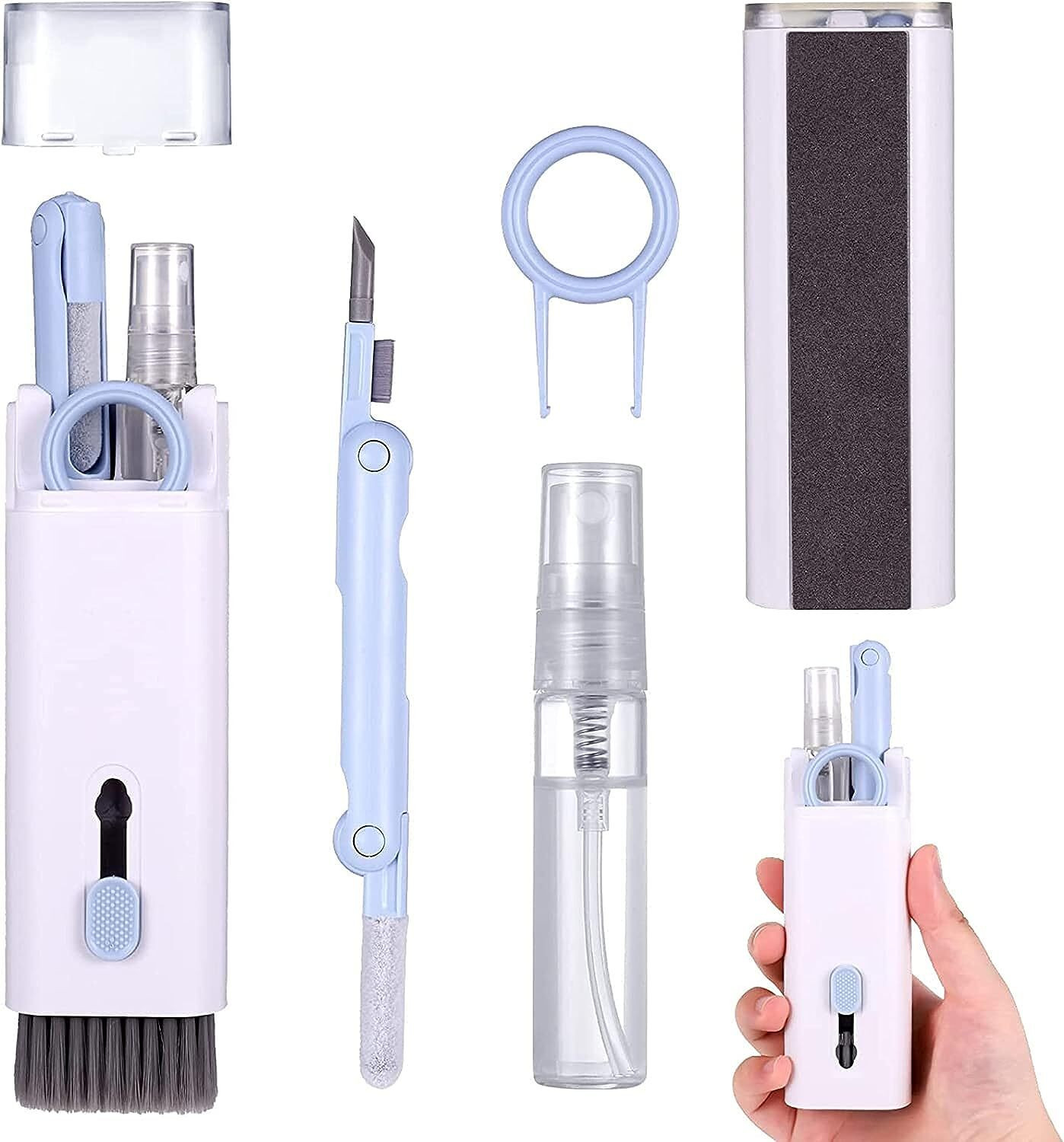 ALFONSIYAZ 7 in 1 Electronics Cleaner Kit, Portable Multifunctional Cleaning Tool, Keyboard for Computers, Laptops, Mobiles image 1