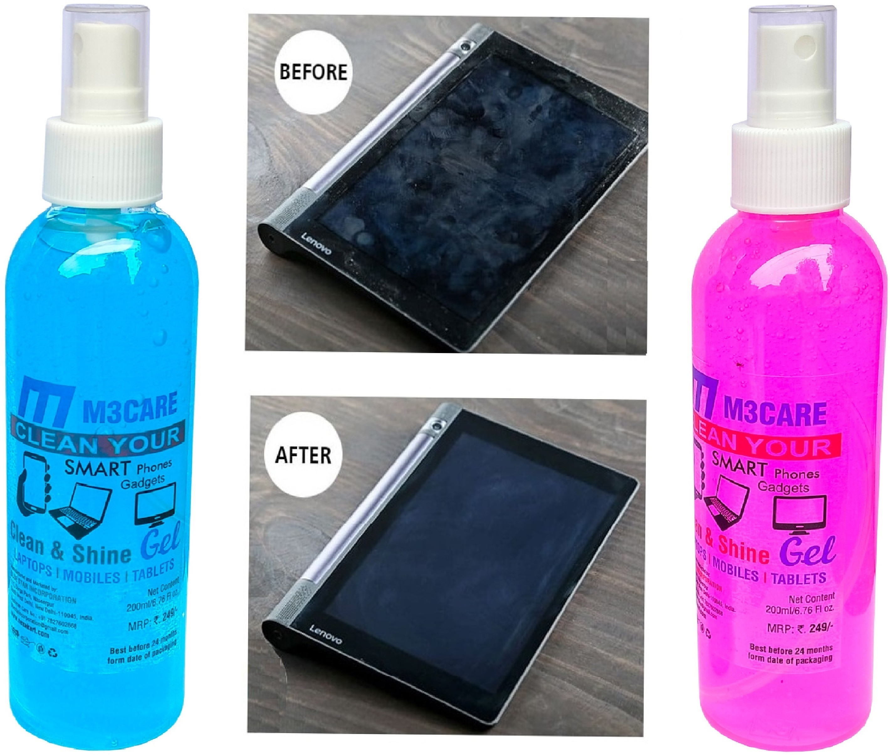 M3CARE Computer display shiner spray for Gaming, Computers, Laptops, Mobiles image 1