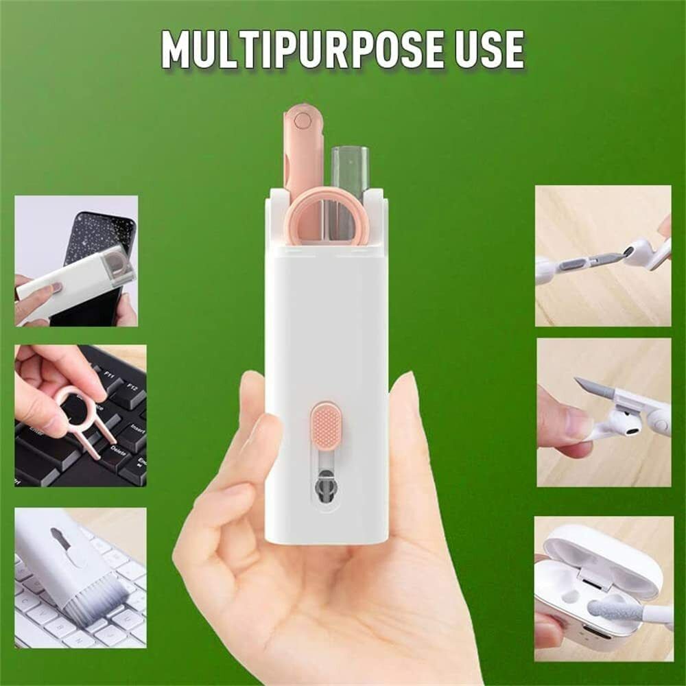 Foschini 7-in-1 Electronics Cleaner Kit, Keyboard Bluetooth Headset Cleaning Brush Kit for Computers, Laptops, Mobiles-image-10