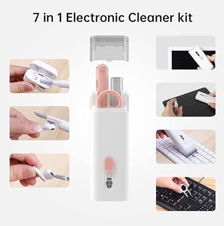Aksh 7in1 Cleaning Kit for AirPod, Earphones, TWS, Earbuds Cleaning set for Mobiles, Laptops, Computers-image-16
