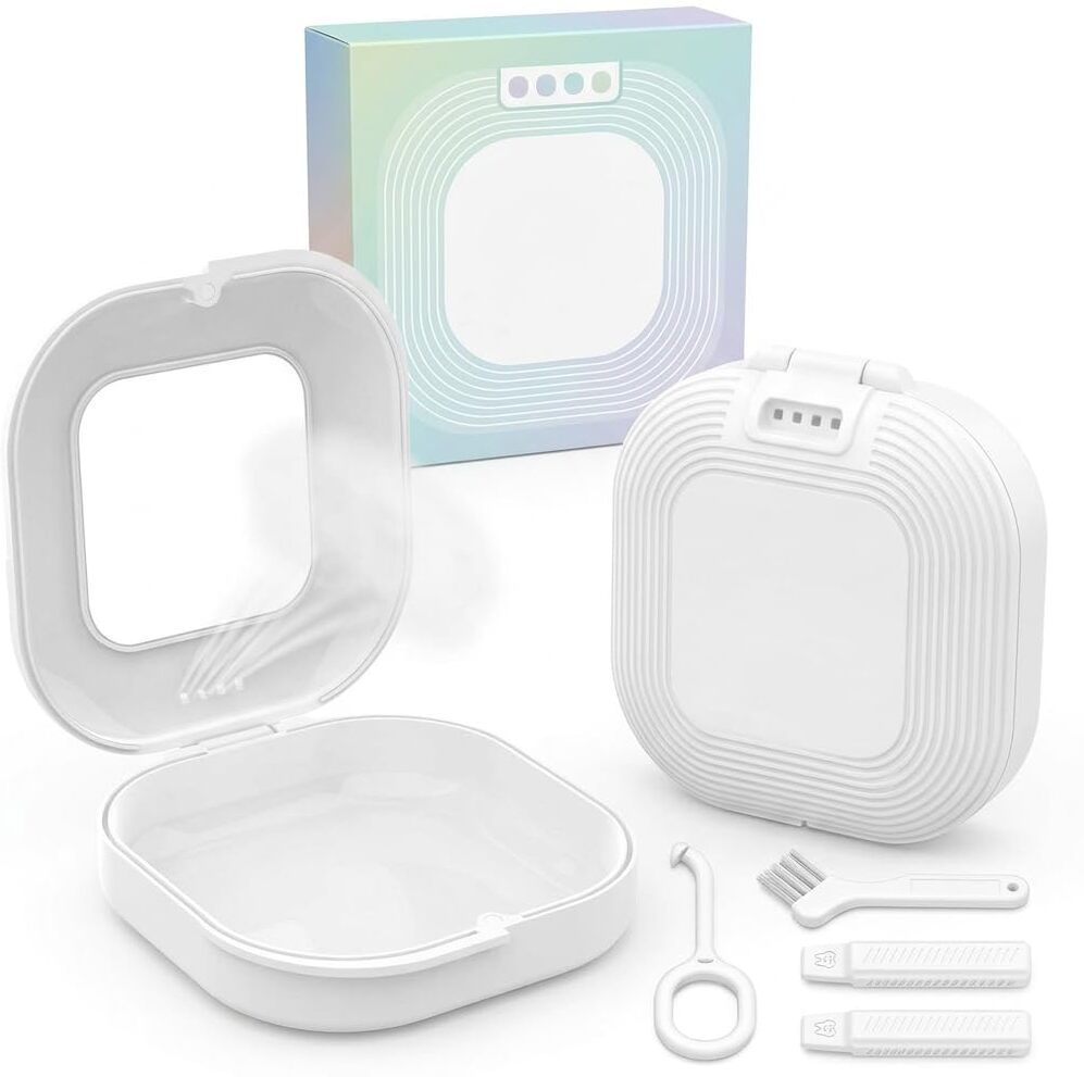 HANNEA Orthodontic Retainer Cleaning and Storage Kit with Tools for Daily Use for Computers-image-5