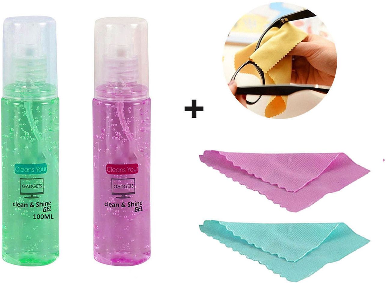 Depket Top selling Clean & Shine Gel + 2 Microfiber Cloth for Multi-Purpose use for for Computers, Gaming, Laptops, Mobiles-image-45