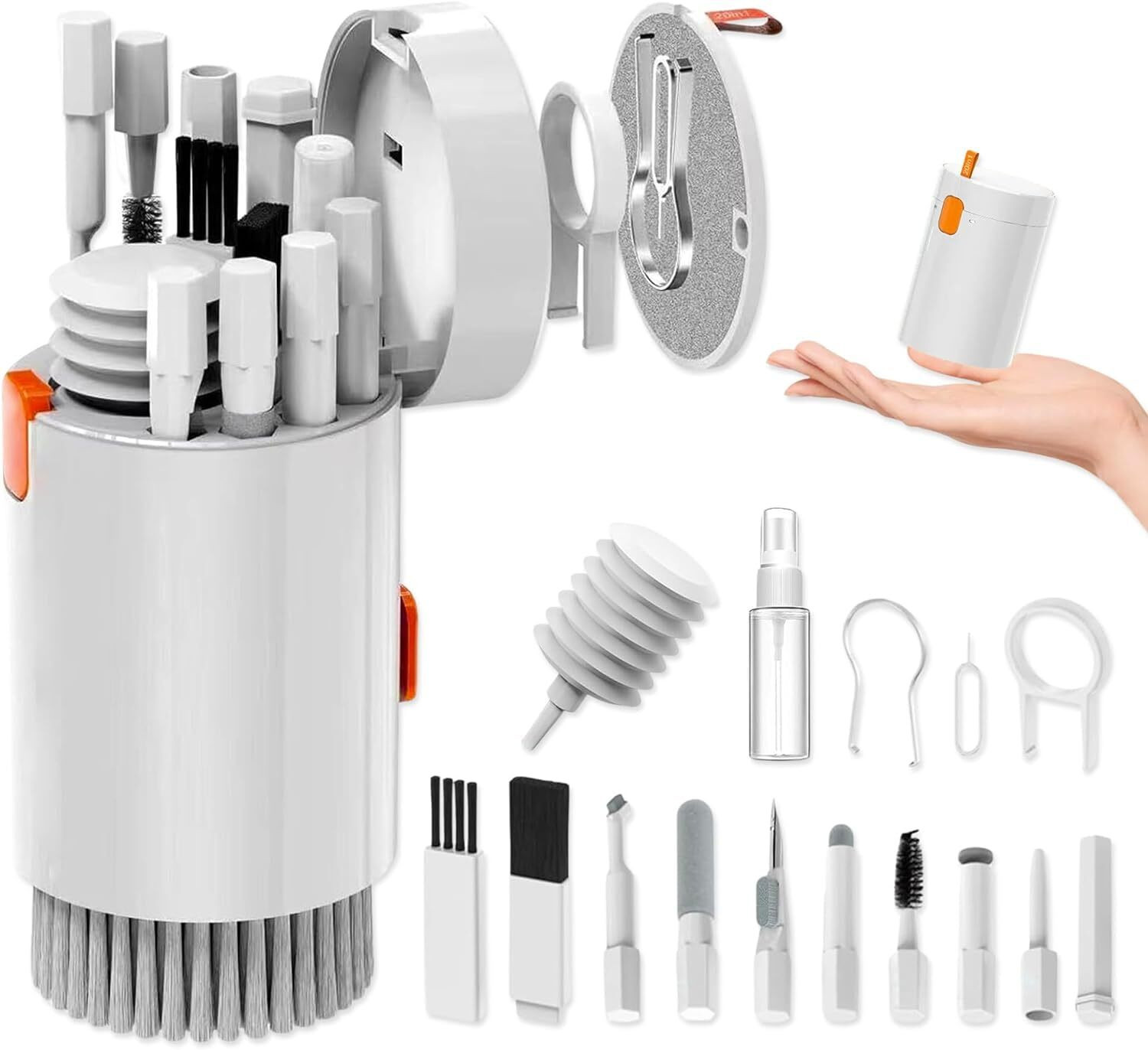 Nizix All-in-One 20-in-1 Cleaning Kit | Dust Removal, Screen Cleaner for Devices for Computers image 1