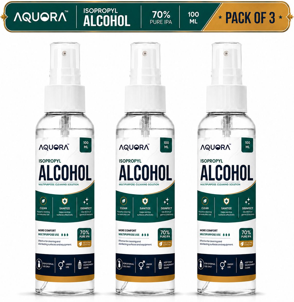 Aquora Isopropyl Alcohol Spray for Electronics & Screen Cleaning 3 IPA Spray for Computers-picture-27