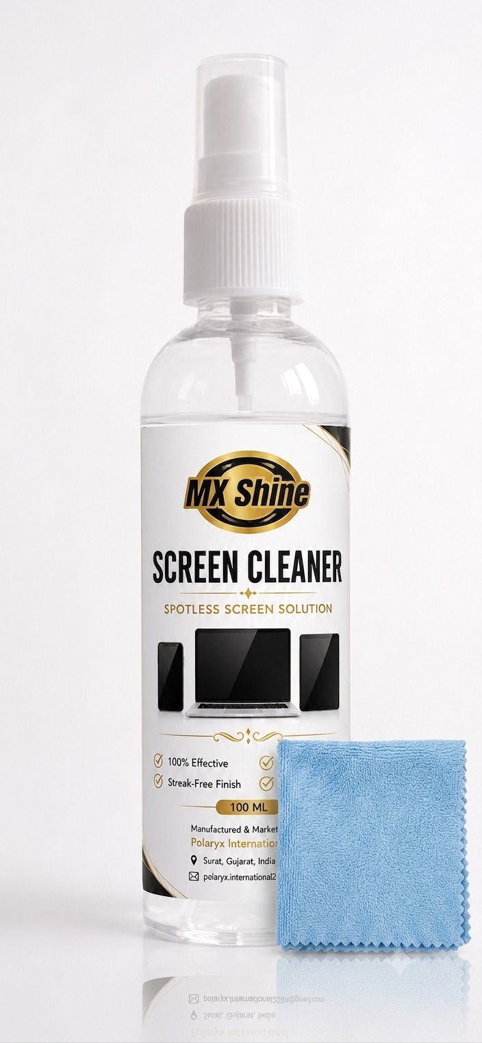 MX Shine Screen Cleaner Kit 100 ml for Computers, Gaming, Laptops, Mobiles-picture-39