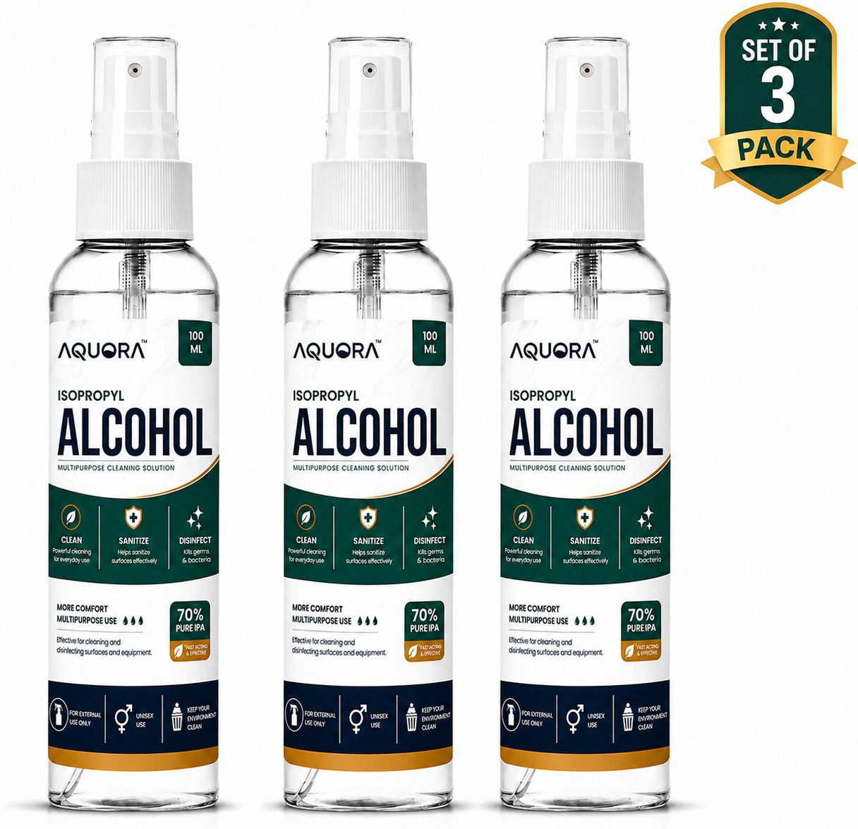 Aquora Electronic Contact Cleaner for PC, Mobile & Accessories 3 IPA Spray for Computers-picture-44