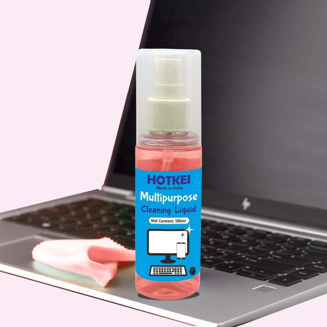 HOTKEI 100ml Scented Laptop TV PC Monitor Computer Smart Phone Screen Cleaner for Laptops, Computers, Mobiles, Gaming-image-14
