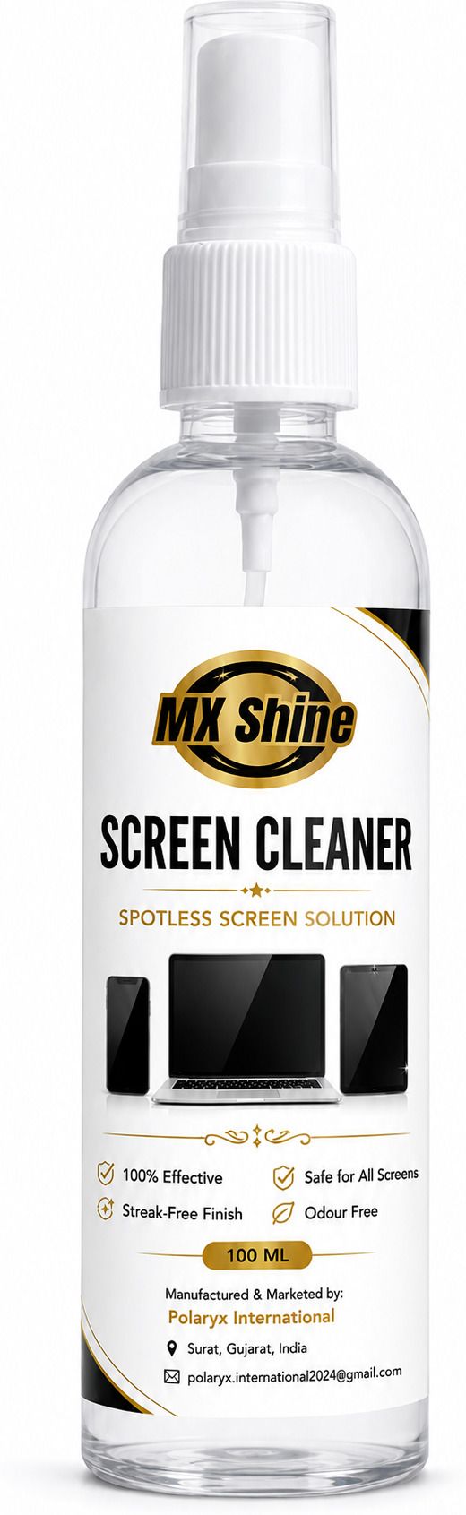 MX Shine Screen Cleaner 100ml for Computers, Gaming, Laptops, Mobiles-picture-44