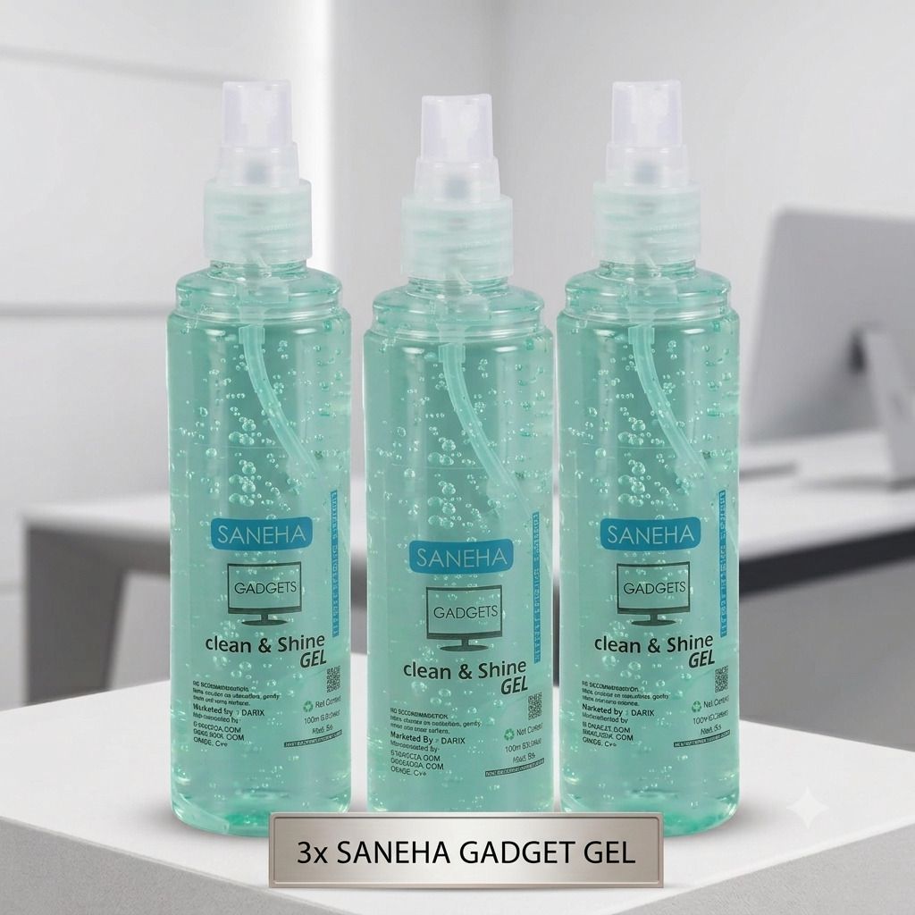 SANEHA 3-in-1 Screen & Gadget Cleaner Gel Kit - Multi-Surface Safe for Laptops, Mobiles, Computers-picture-18