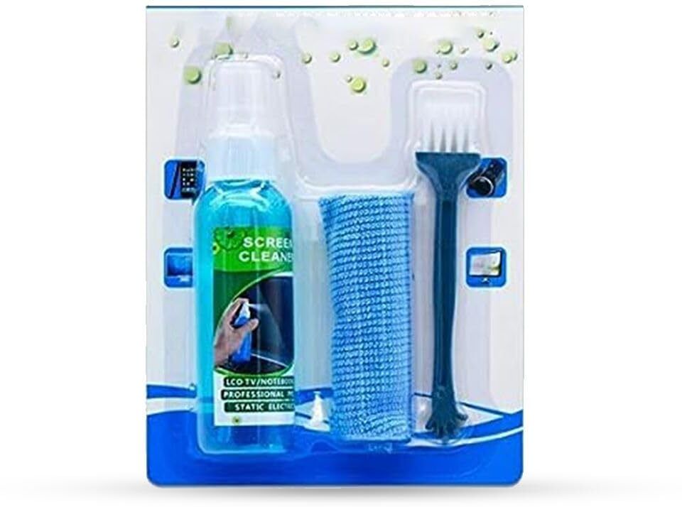Kitcheria 3 in 1 Screen Cleaning Kit with Brush and Micro Cloth for Laptops-image-45