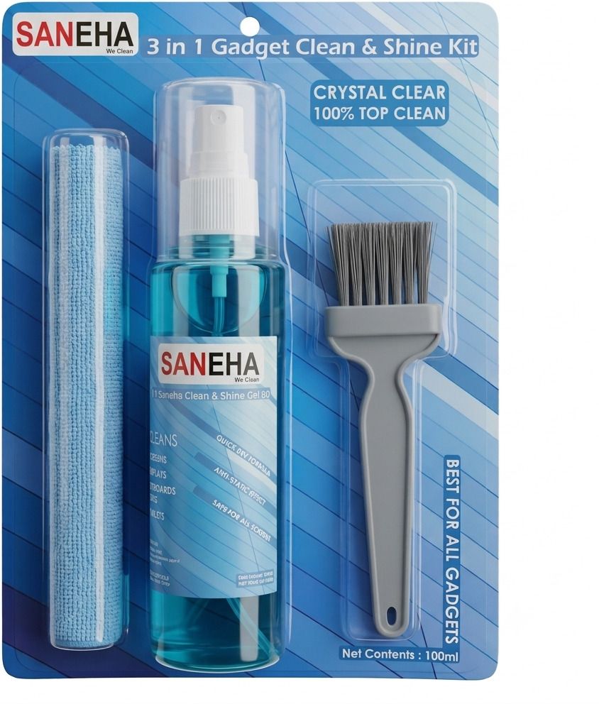 SANEHA 3-in-1 Screen Cleaner Kit with Anti-Static Cleaning Gel Spray, for Laptops, Mobiles, Computers-picture-24