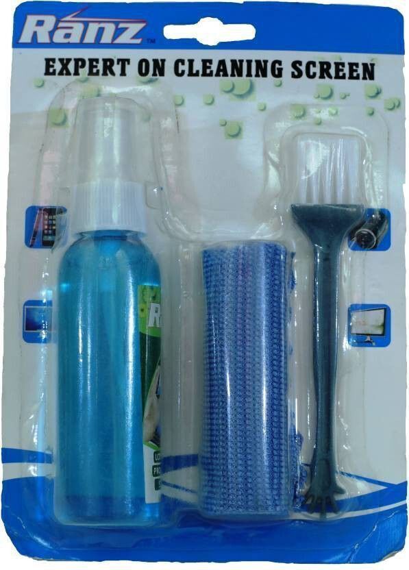 OPTOFOX 3-in-1 Laptop Cleaning Kit with Spray, Microfiber Cloth & Brush for Laptops, Computers, Mobiles, Gaming-picture-47