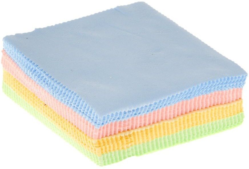 Ravbelli 100Pcs Microfiber Sunglasses Eyeglasses Glasses Cleaning Cloth Lens Cleaner for Mobiles, Computers, Gaming, Laptops for Computers, Gaming, Laptops, Mobiles-image-4