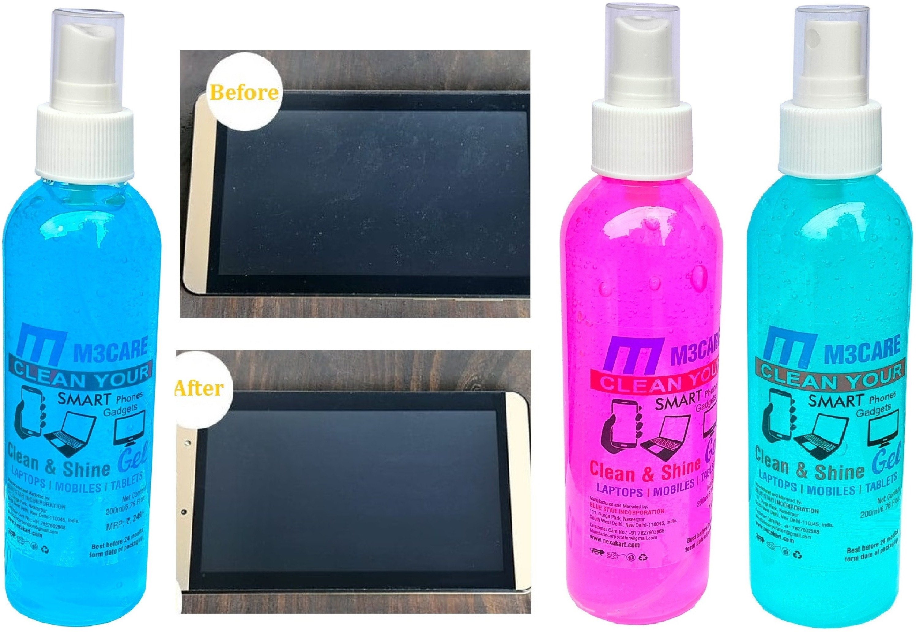 M3CARE shine kit for tab for Laptops, Gaming, Computers, Mobiles image 1