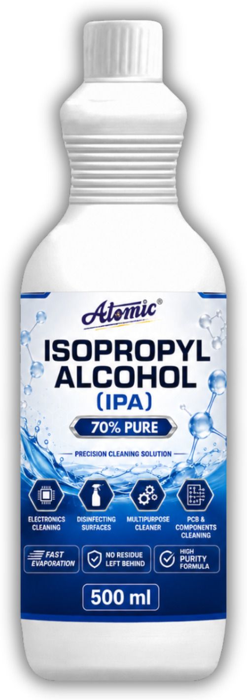 ATOMIC Isopropyl Alcohol (IPA) 500ml – Multipurpose Cleaning Solution for Electronics for Computers, Laptops, Mobiles-image-47