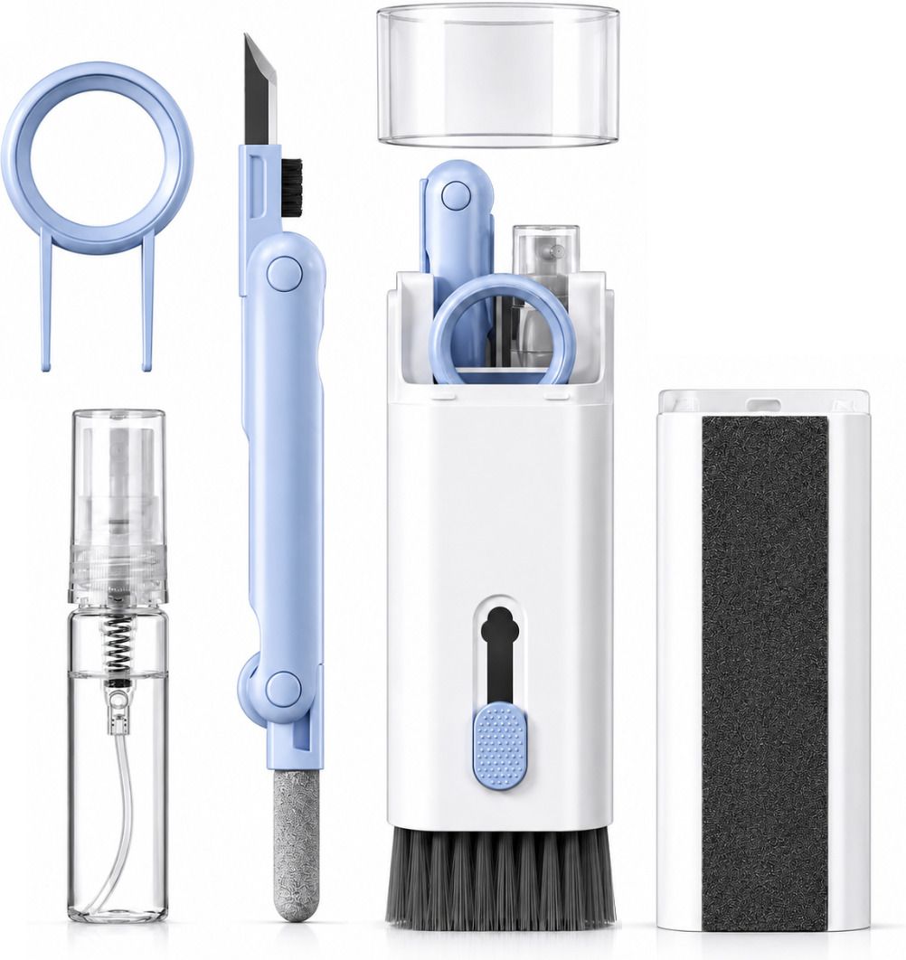 FITRIC 7 in 1 Portable Gadget Cleaning Kit for Laptop Keyboard Mobile Camera PC Combo Set-picture-44