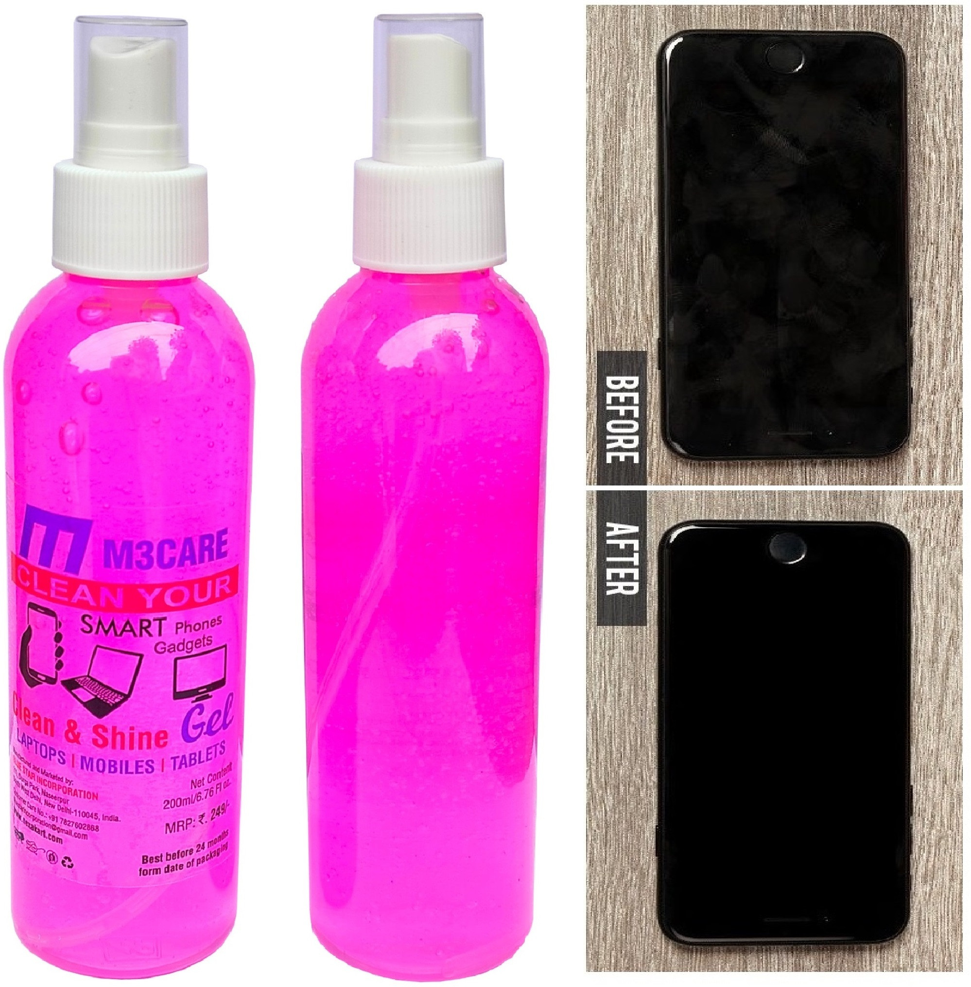 M3CARE Computer display cleaning liquid for Gaming, Laptops, Mobiles, Computers image 1