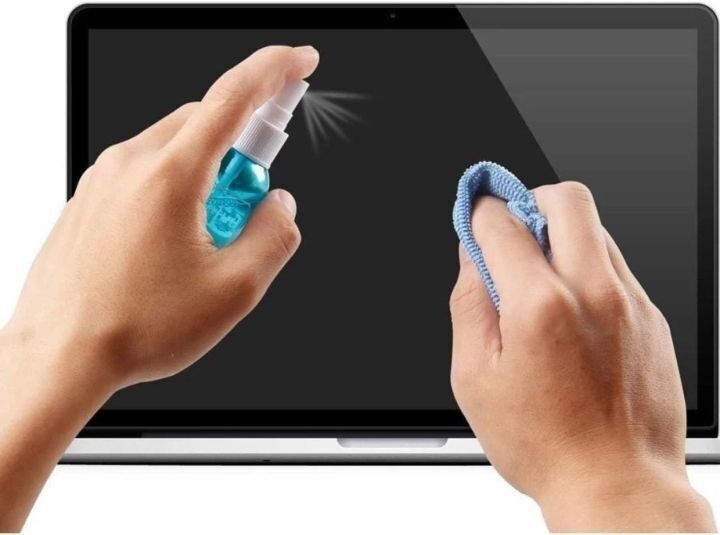 OPTOFOX 3-in-1 Laptop Cleaning Kit with Spray, Microfiber Cloth & Brush for Laptops, Computers, Mobiles, Gaming-image-16