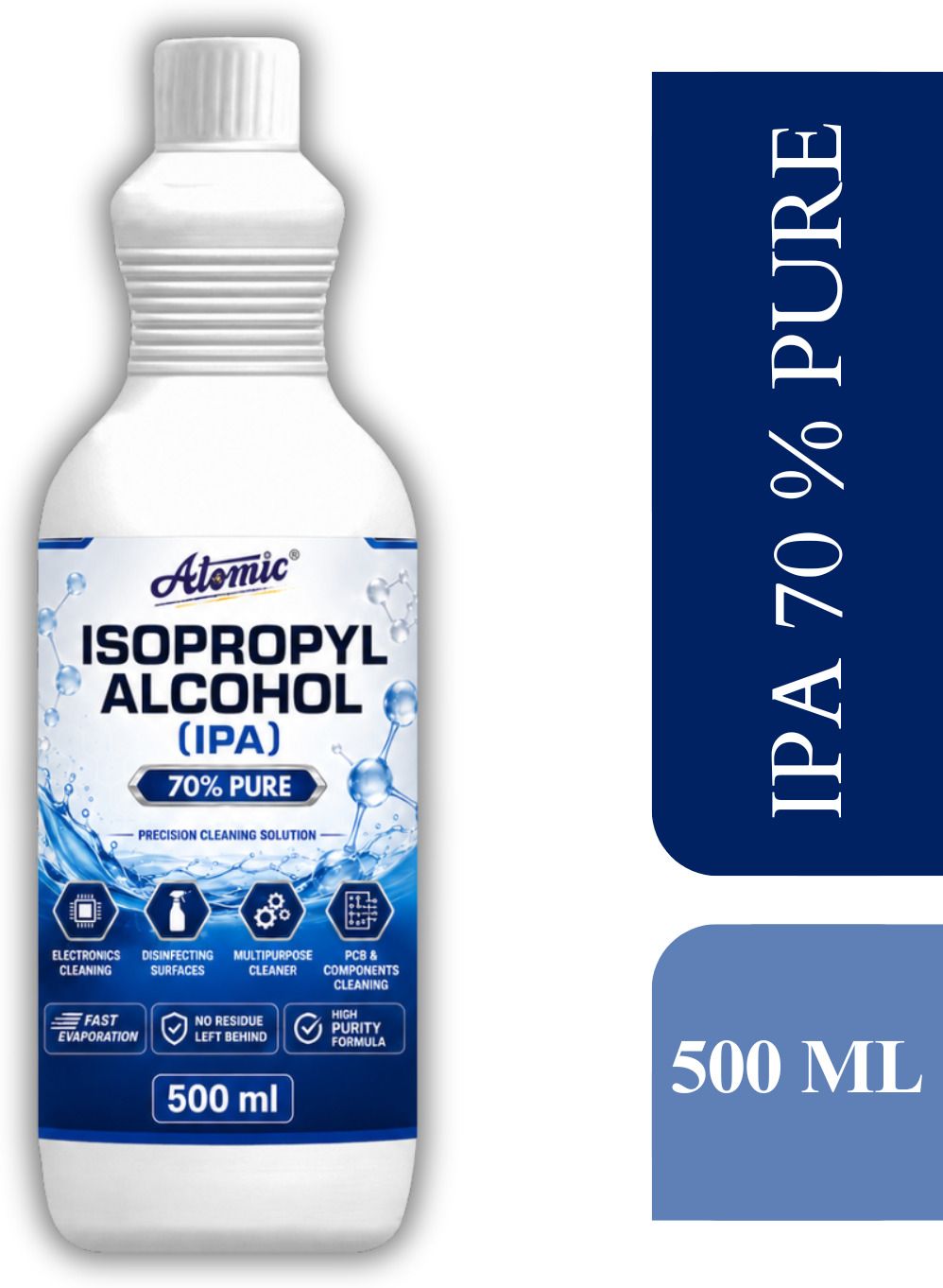 ATOMIC IPA Isopropyl Alcohol Multipurpose Cleaning Solution 500ml for Computers, Gaming, Laptops, Mobiles-image-44