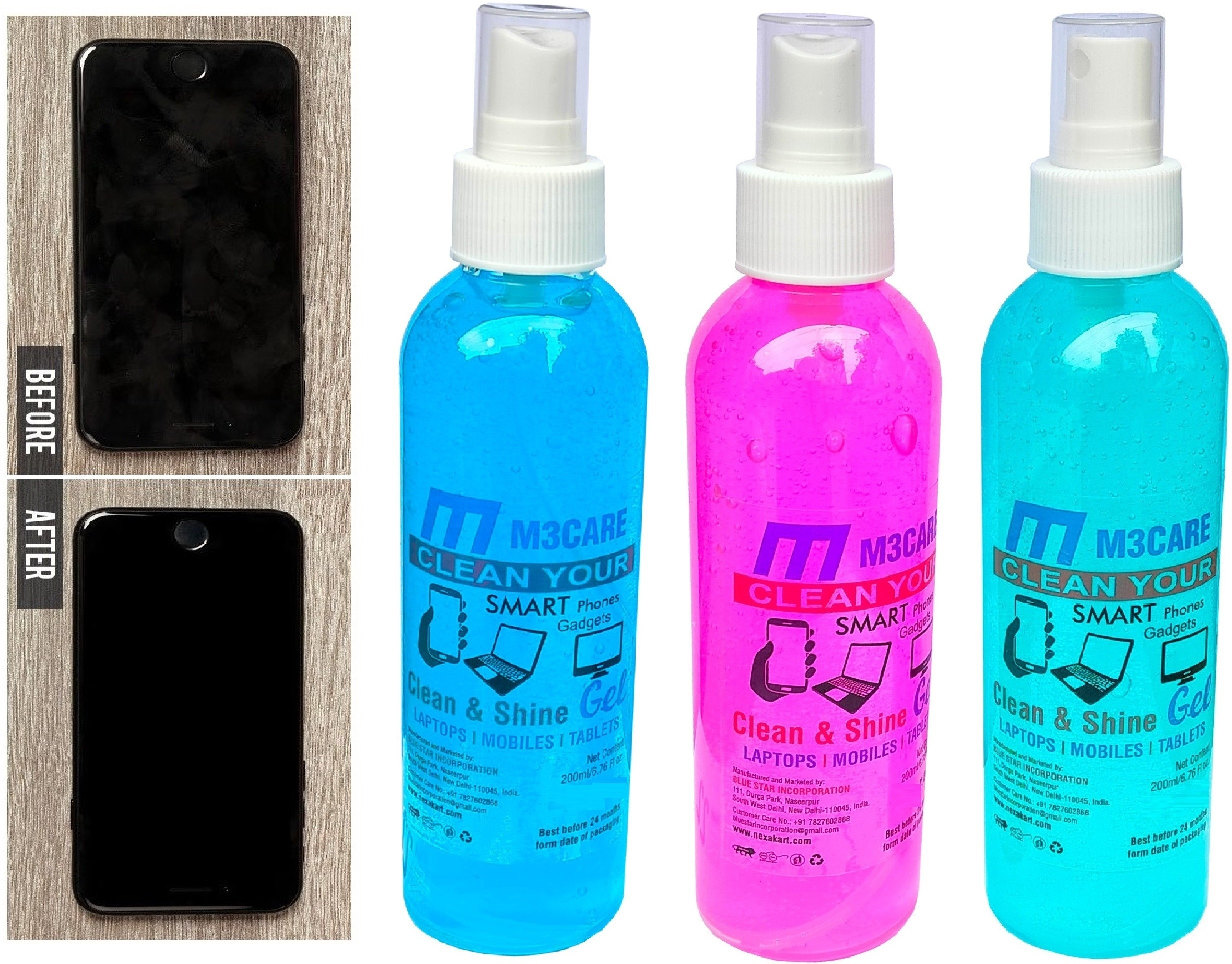 M3CARE Computer screen shiner liquid for Laptops, Computers, Gaming, Mobiles image 1