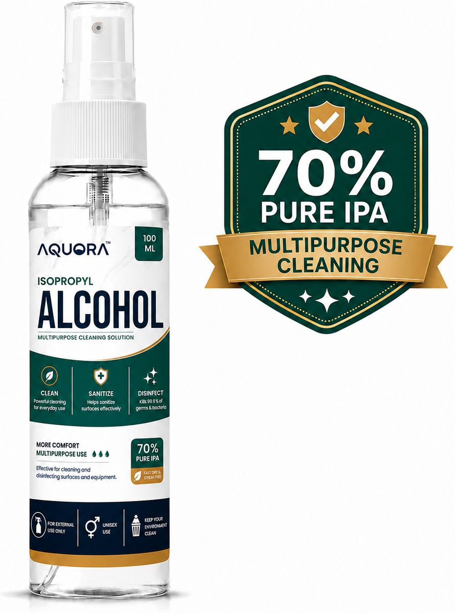 Aquora Isopropyl Alcohol Multipurpose Cleaner for Mobiles, Laptops, Computers-image-49