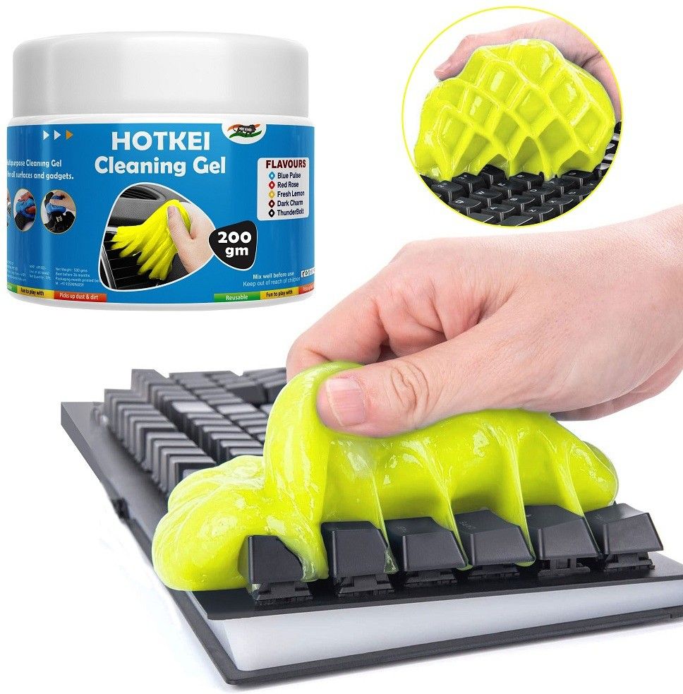 HOTKEI (200 gm)Multipurpose Laptop Pc Computer Keyboard Dust Cleaner Cleaning Slime Gel for Computers, Laptops, Mobiles, Gaming-image-26