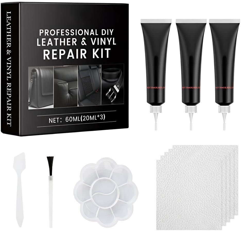 STHIRA Leather repair kit set of 3 with gel tools for restoring sofa and car seats for Computers-image-9