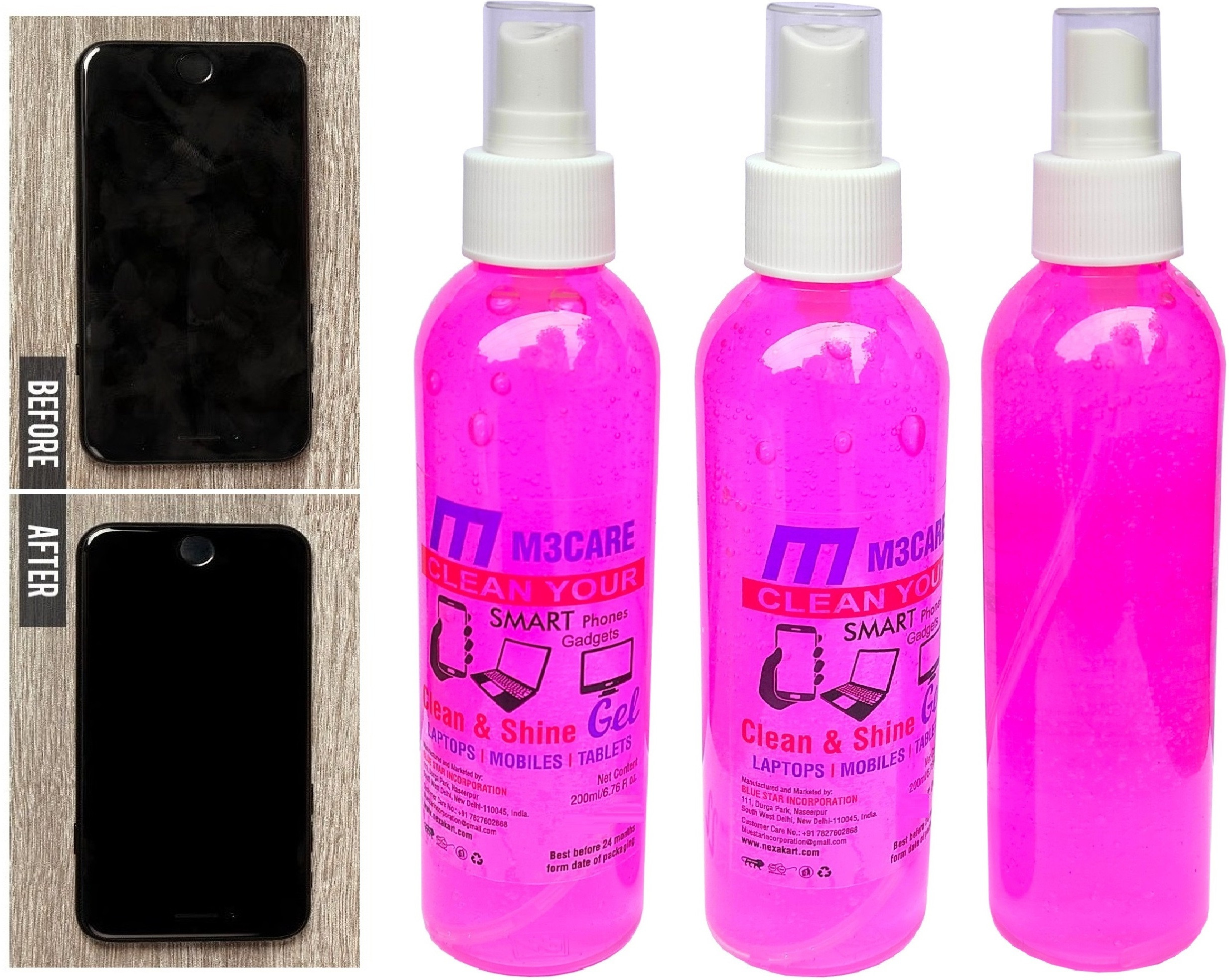 M3CARE Computer display shiner kit for Mobiles, Laptops, Gaming, Computers image 1