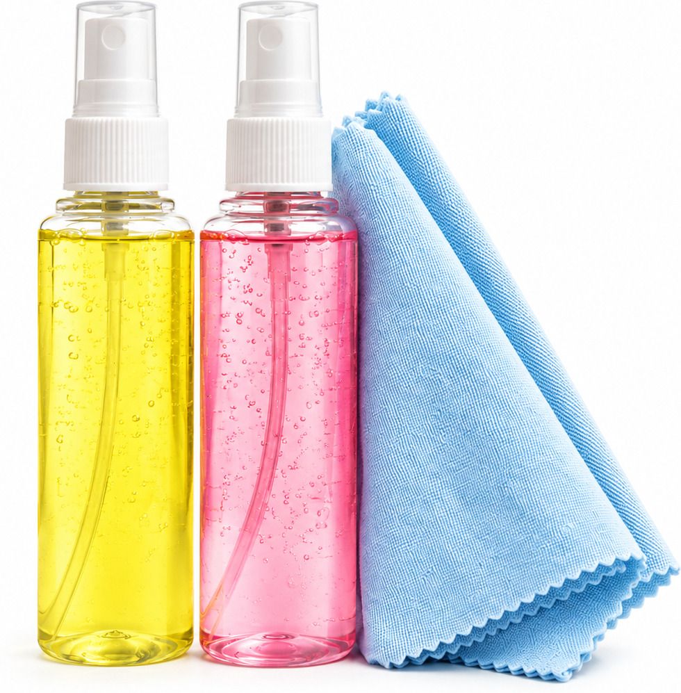 ISN Screen Cleaner Kit (2x100ml Spray + Microfiber Cloth) for Laptop TV & Phone for Computers, Laptops, Mobiles-picture-22