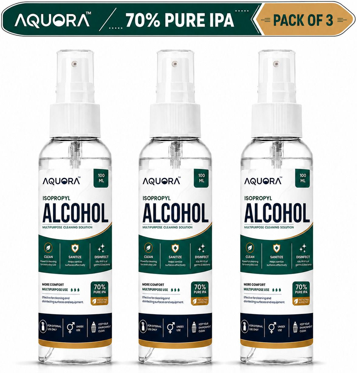 Aquora IPA Device Cleaner for Computer, Mobile & Tablet 3 IPA Spray for Computers-picture-19