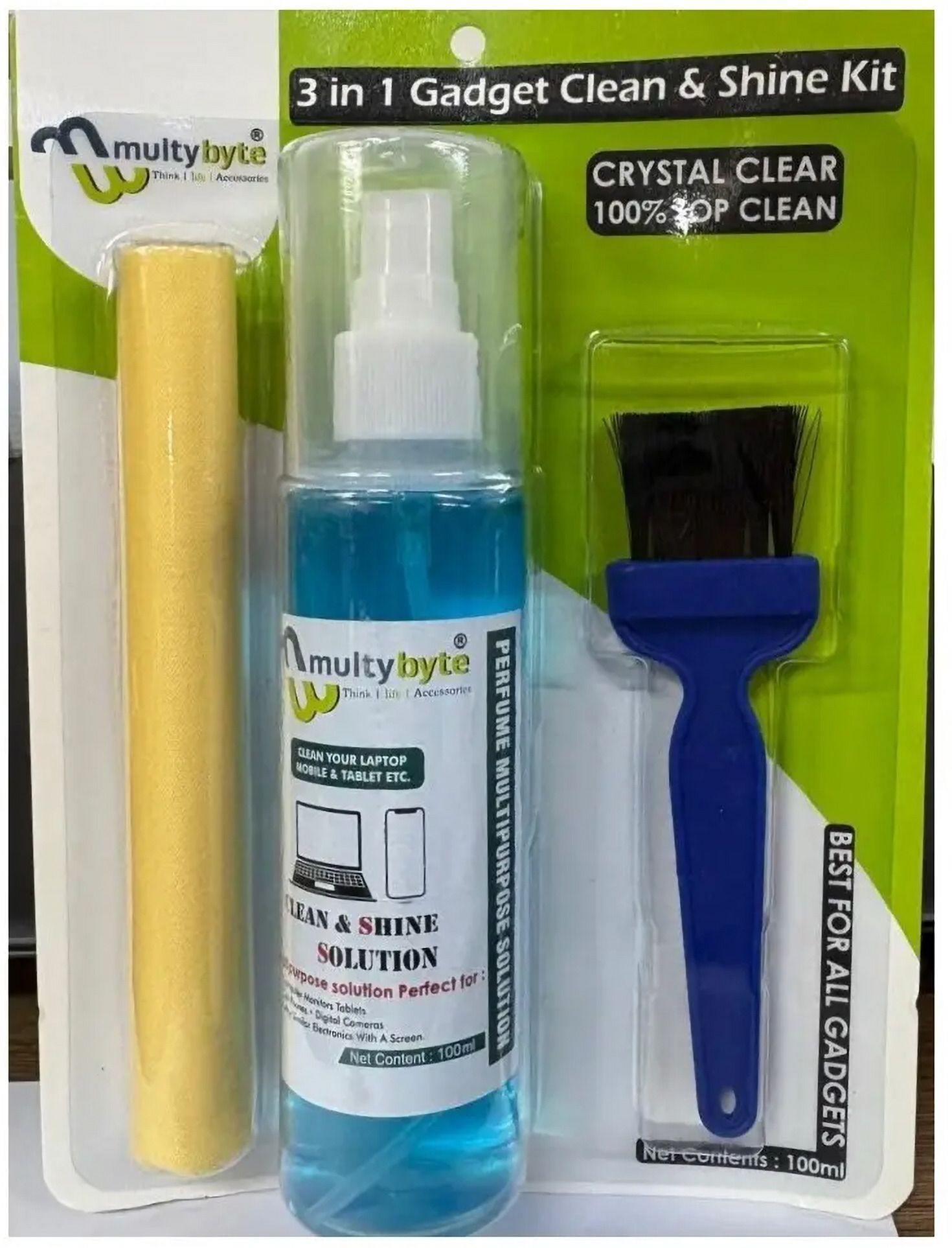 Multybyte LCD Cleaner - 3in1 Kit Spray Bottle for Computers, Laptops, Mobiles-picture-23